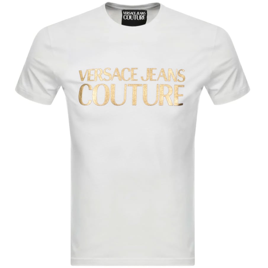 Alternative Image for ProductVersace Jeans Couture Foil T Shirt White1
